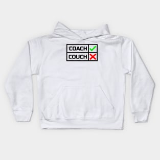 Coach VS. Couch Battle Kids Hoodie